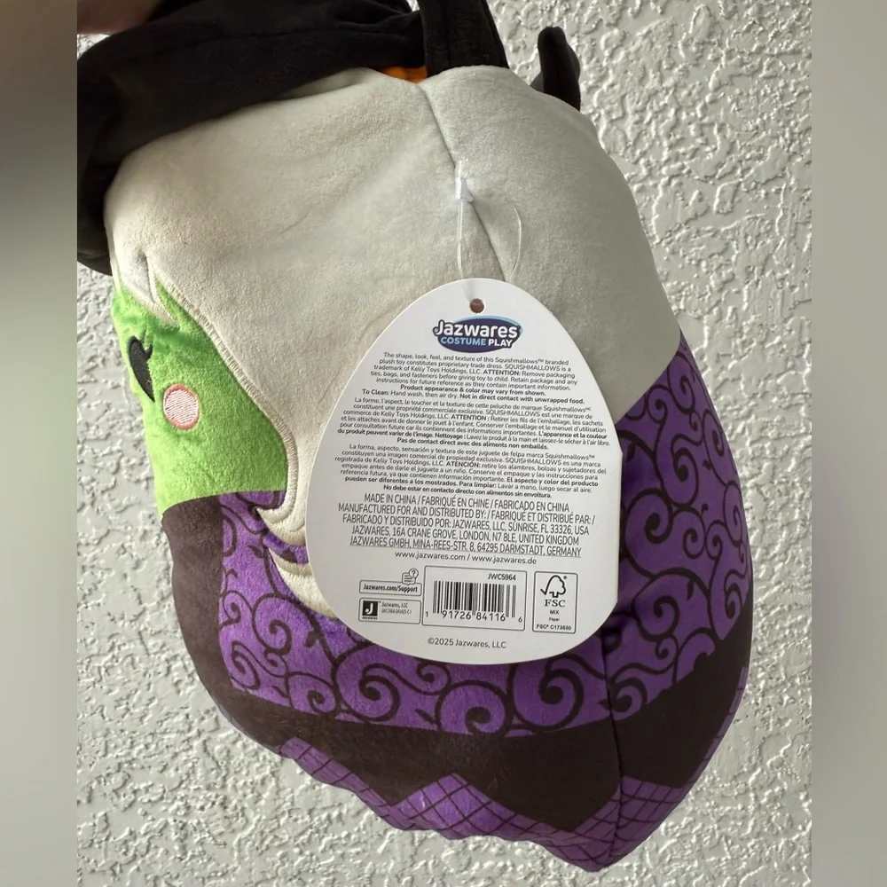 Squishmallows Mariposa the Witch Plush Bucket